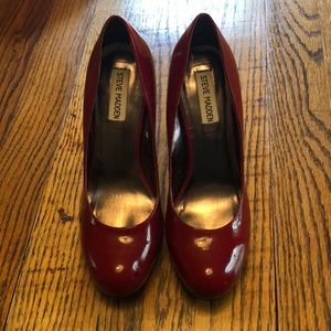 Sexy red Steve Madden heels